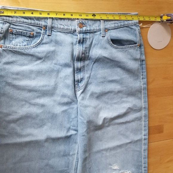 MOTHER High Rise Distressed Jeans - Picture 8 of 15